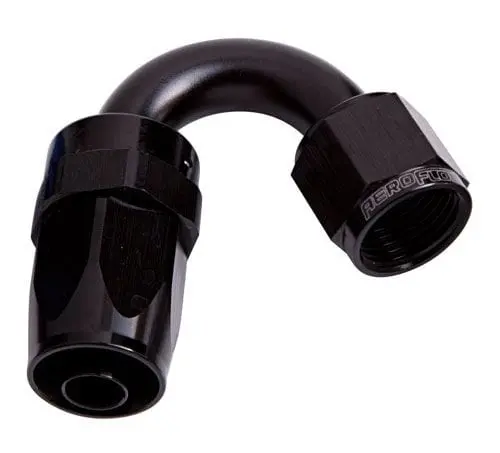 150° Swivel Hose End With Tapered 100-Series Design, -6 An, Af105-06Blk 1