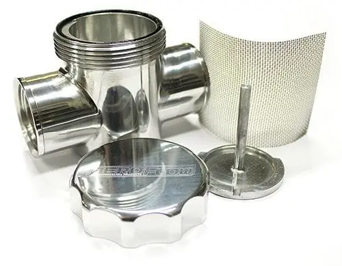 Af64-2043P Billet Radiator Filter And Filler Cap 1