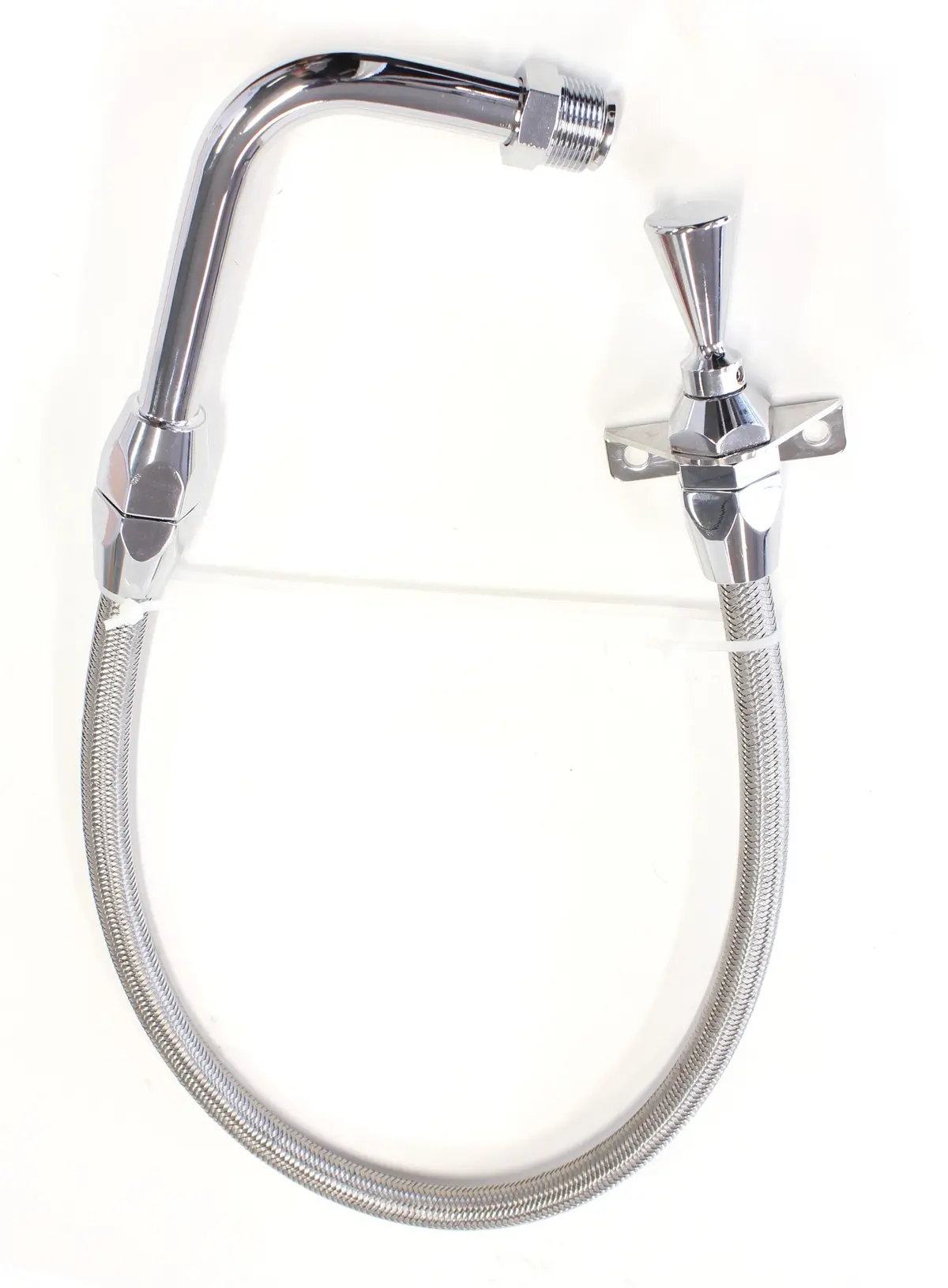 Flexible Stainless Steel Transmission Dipstick With Firewall-Mount Bracket (24") 1