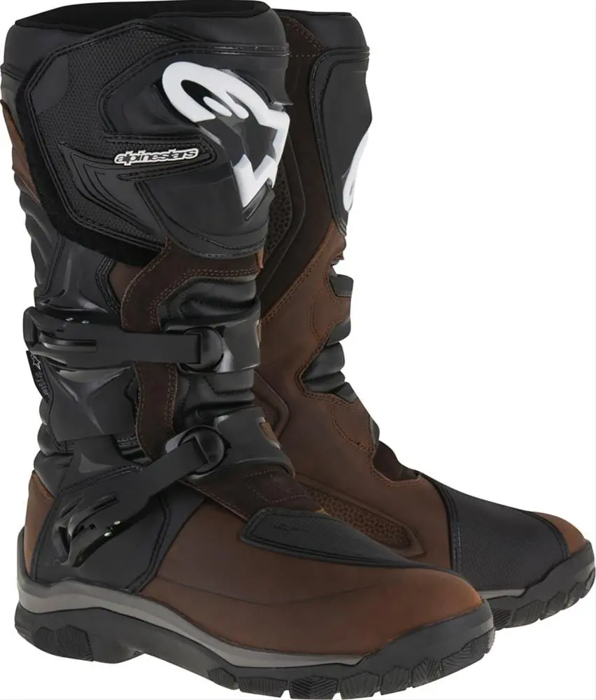 Alpinestars 2047717-82-8 Mx Corozal Adventure Boots – Drystar® Waterproof & Oiled Leather 1