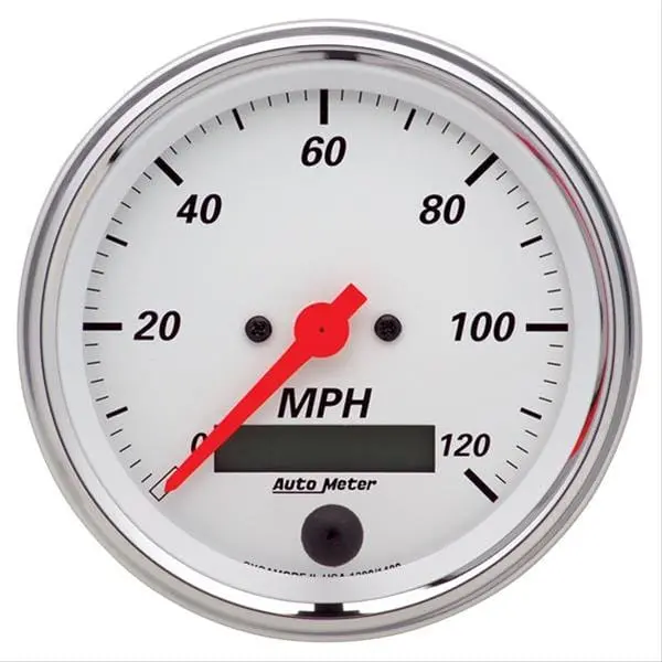 Autometer Arctic White Mechanical Speedometer – 1380 Series 1