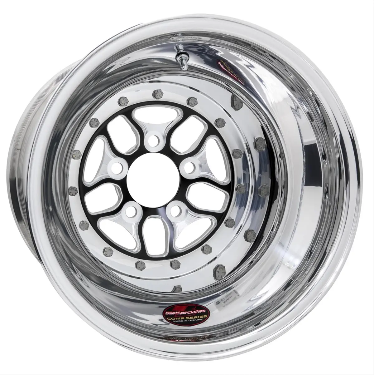 Billet Specialties Comp 7 Series Black Anodized Alloy Wheels 1