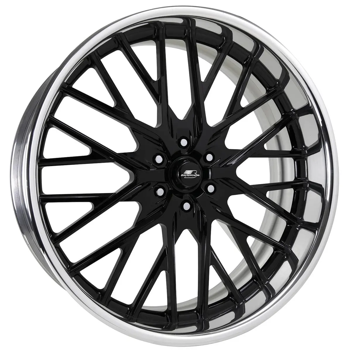 Billet Specialties Slc91 Geometric Polished Custom Wheel – Slc91282, 28" X 2" 1
