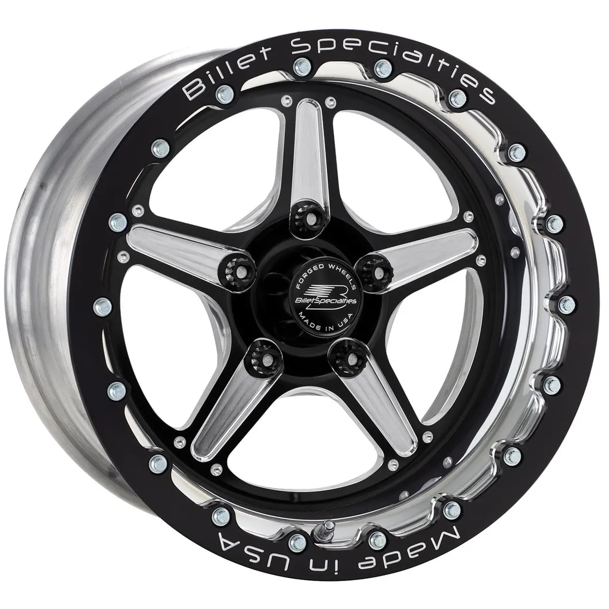 Billet Specialties Street Lite Black Beadlock Wheels – 15X10, 6X145 (Brsb23510L6145) 1