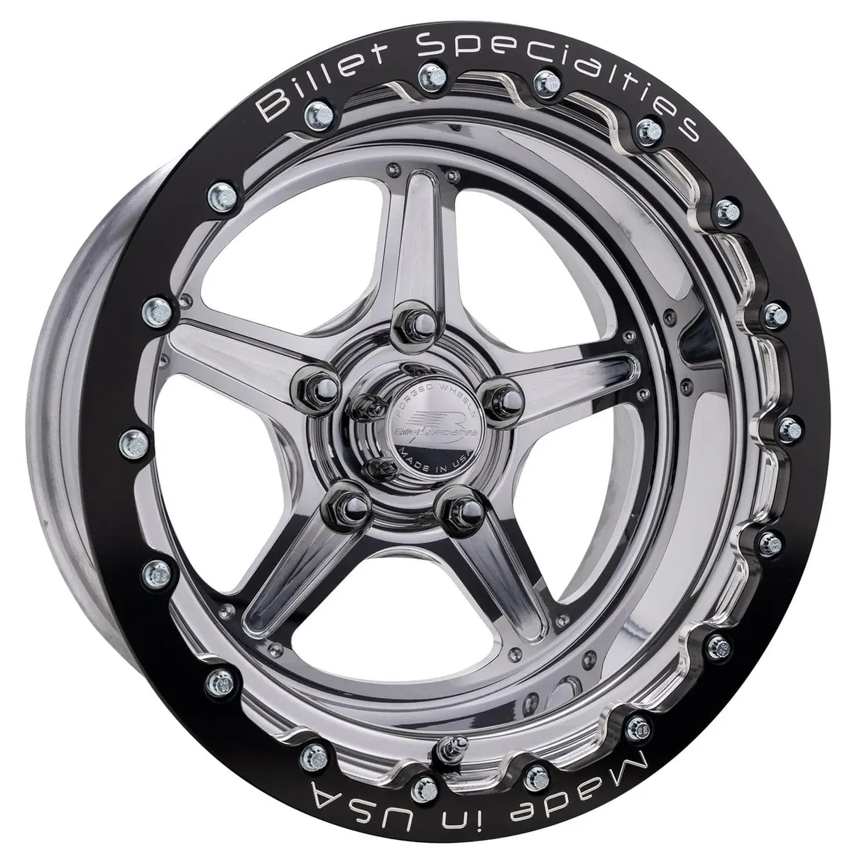 Billet Specialties Street Lite Single Beadlock Wheel – Polished Aluminum Finish 1