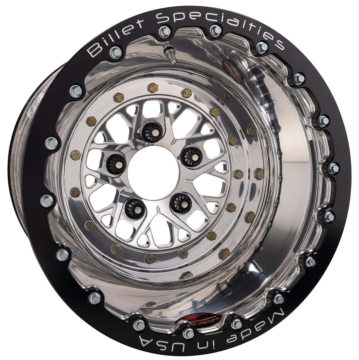 Billet Specialties Cdb Series Wheel – 16X5.5-Inch, 5X4.5 Bolt Pattern, Gloss Black Finish (Cdb085136165) 1