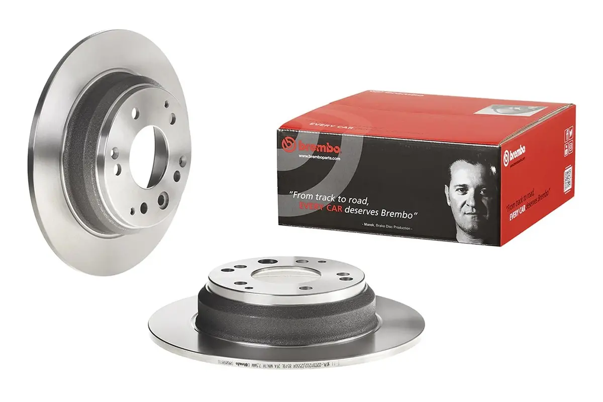 Brembo 08.6898.10 Uv-Coated Premium Brake Rotors 1