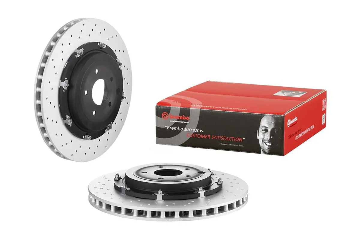 Brembo 09.A190.13 Uv-Coated Premium Brake Rotors For Enhanced Durability 1