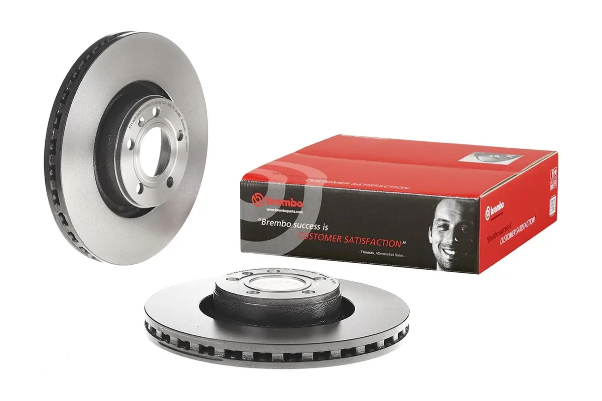 Brembo 09.C895.11 Uv-Resistant Premium Brake Rotors With Chrome Finish 1