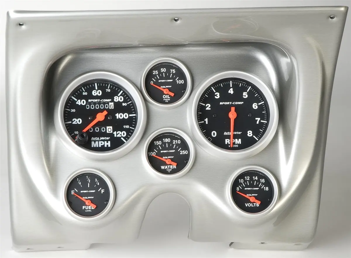 Thunder Road Custom Instrument Panel Featuring Autometer Analog Gauges 1