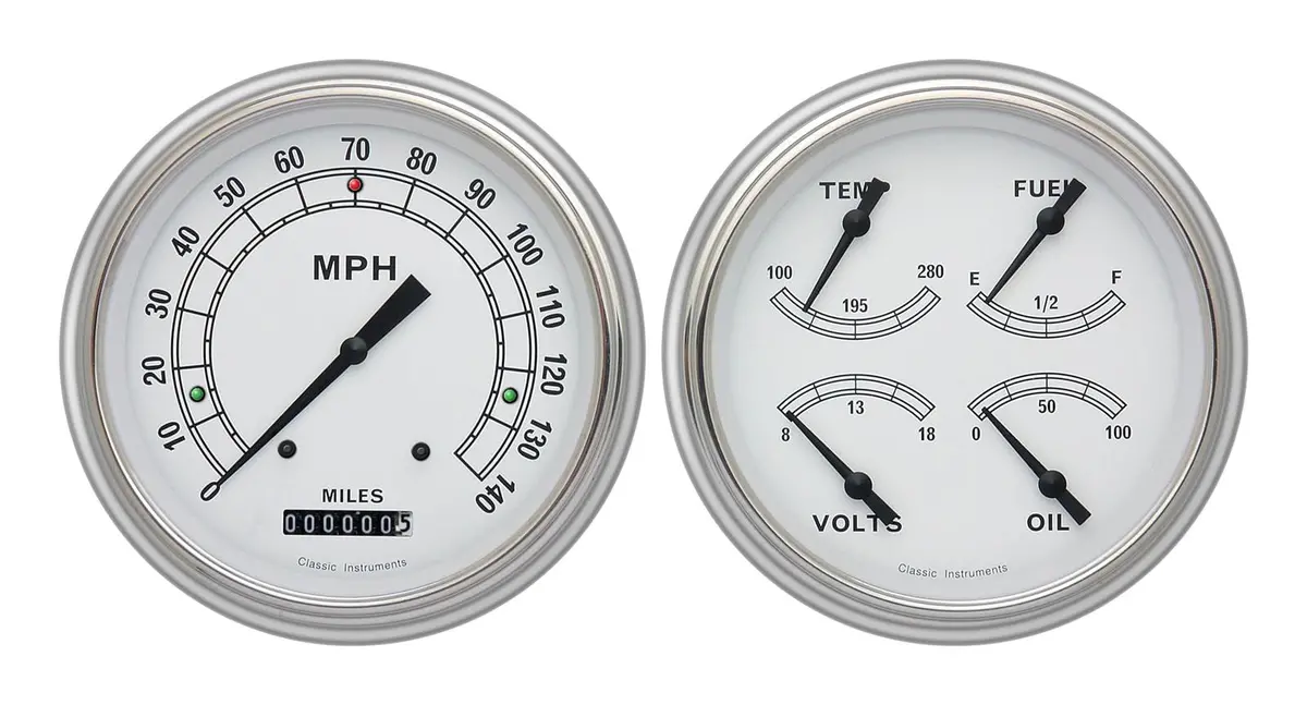 Classic Instruments Chevy 1951–1953 Gauge Package – Ch51Cw52 1