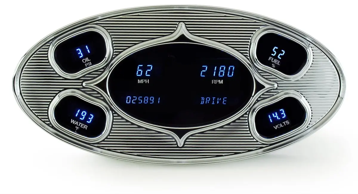 Dakota Digital Ret-2000-S-Z Full-Gauge Cluster With Speedometer & Tachometer 1