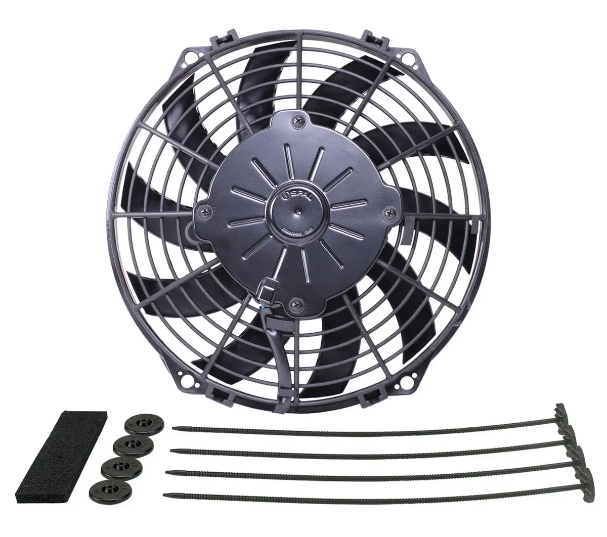 Derale 16109 High-Output Curved Blade Electric Cooling Fan 1