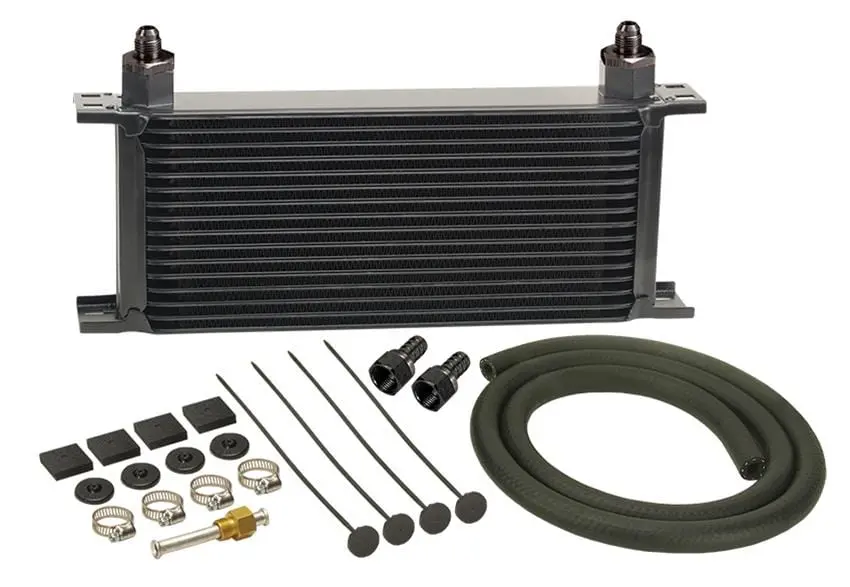 Derale 13402 Stacked-Plate Transmission Fluid Cooler 1