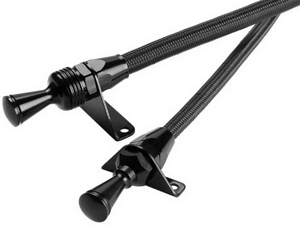 Anchor-Tight Locking Transmission Dipstick – Flexible Black Stainless Steel Design (Lk-X1211147) 1