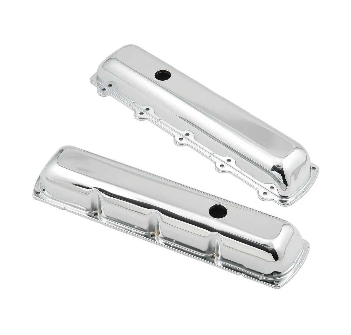 Mr. Gasket 9422 Chrome-Finished Valve Covers With Gasket Kit 1