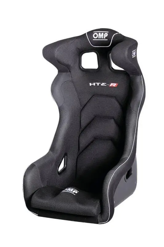 Omp Hte-R Racing Seat With High-Back Support And Adjustable Harness Anchors 1