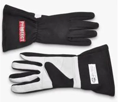 Two-Ply Black Racing Gloves – Xx-Large, Flame-Resistant Design 1