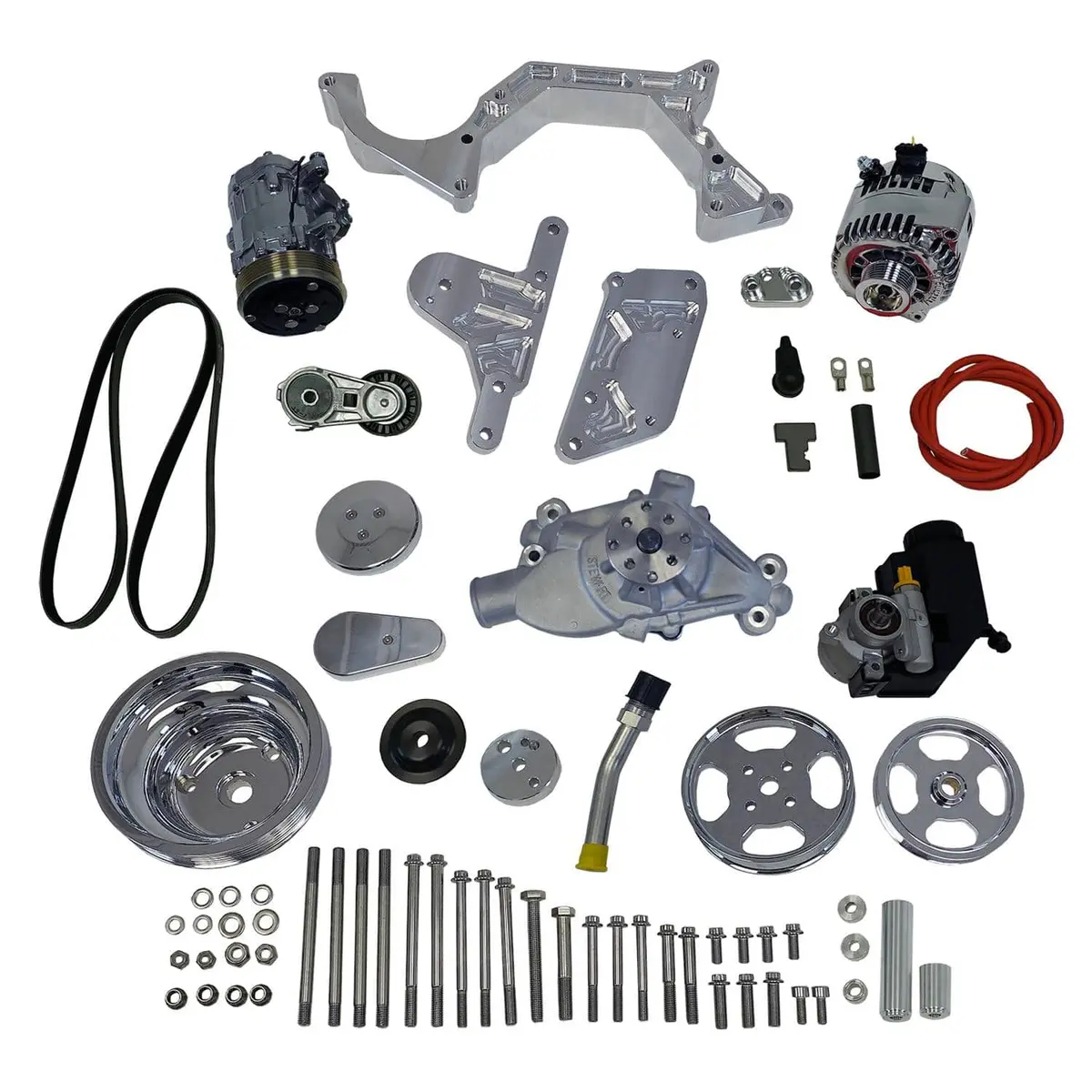 Vintage Air 174015 Front Runner Engine Drive System For Chevy Applications 1