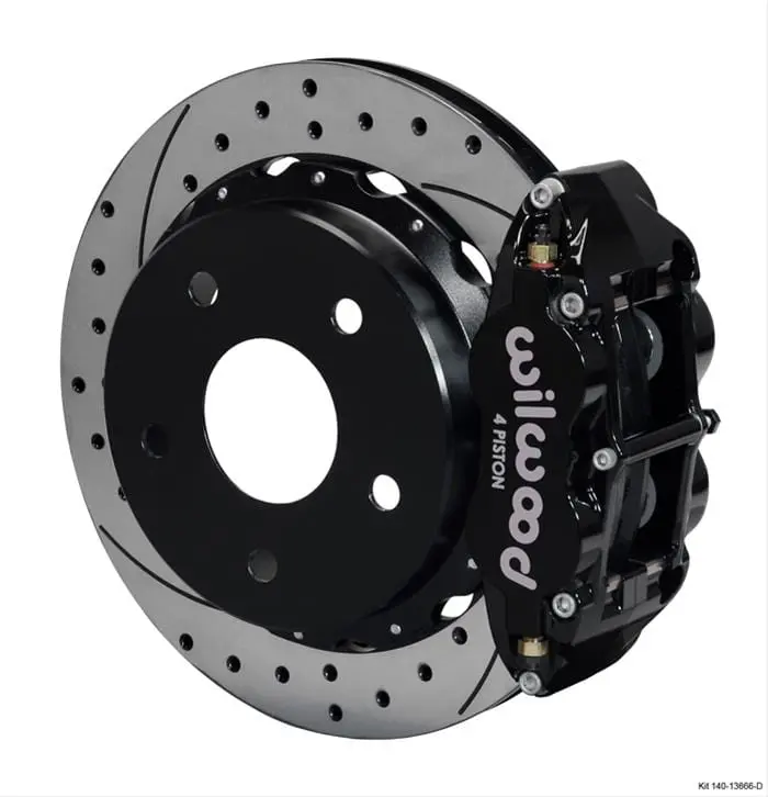 Wilwood 140-13731-D Forged Narrow Superlite 4R Rear Big Brake Kit With Parking Brake 1