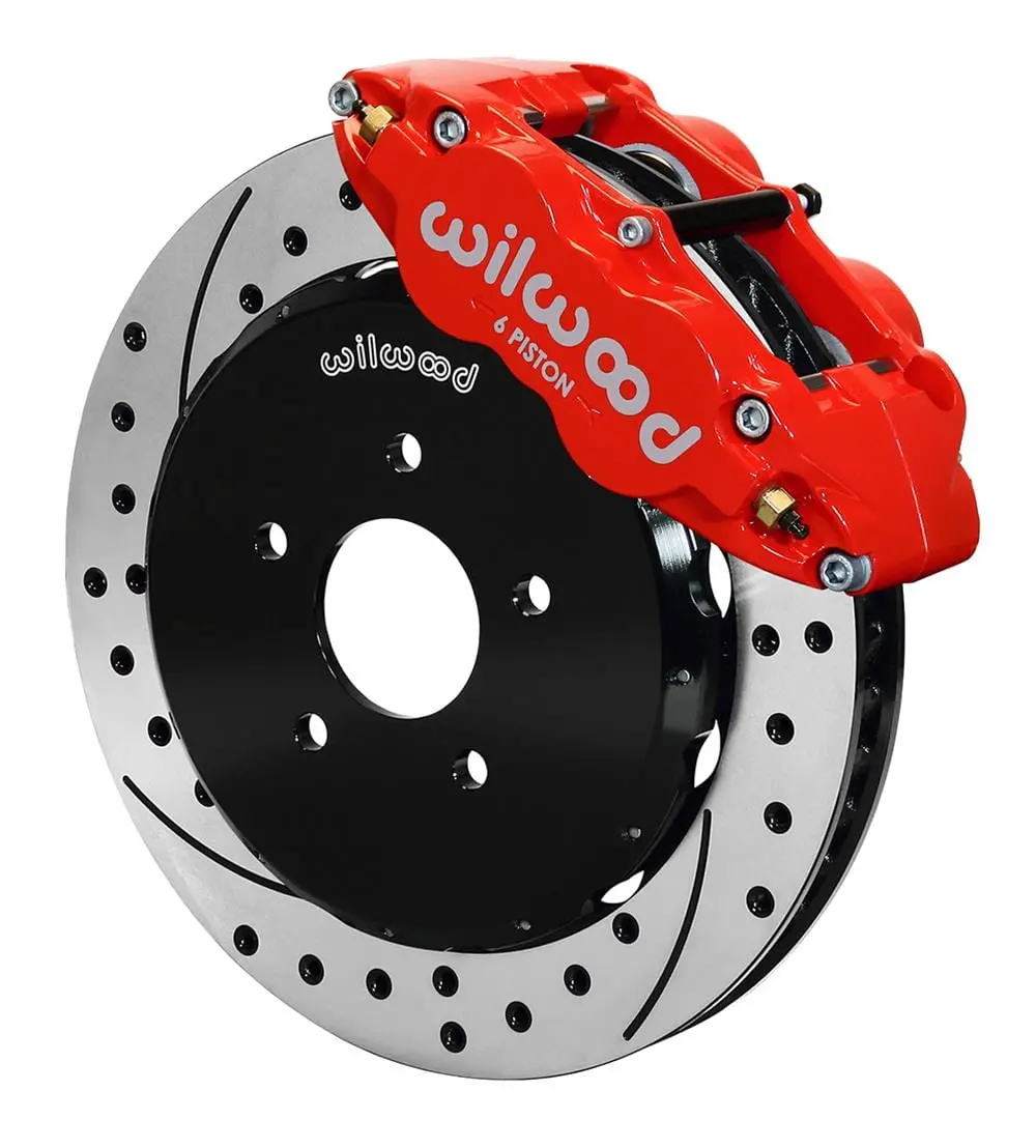 Wilwood 140-11583-Dr Forged Superlite 6R Big Brake Kit – Front-Wheel Upgrade With 14" Rotors And 6-Piston Calipers 1